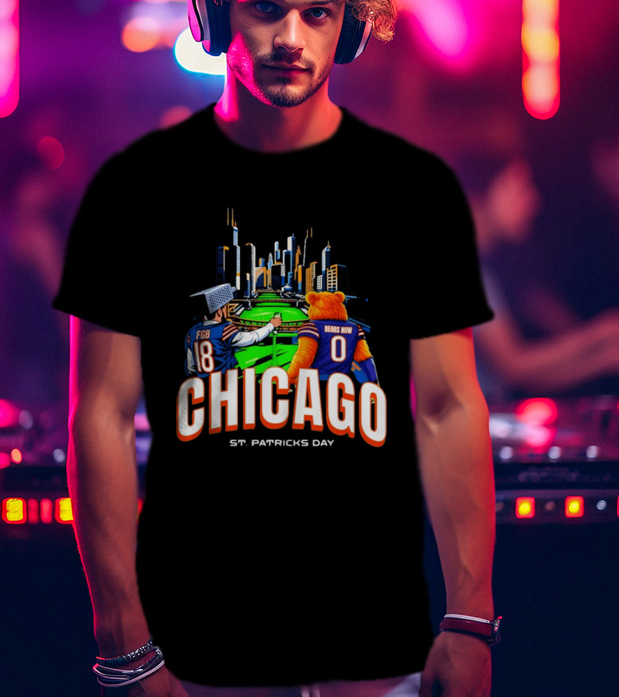 Chicago Bears St. Patricks Day Green River FGB Bears Now T-Shirt