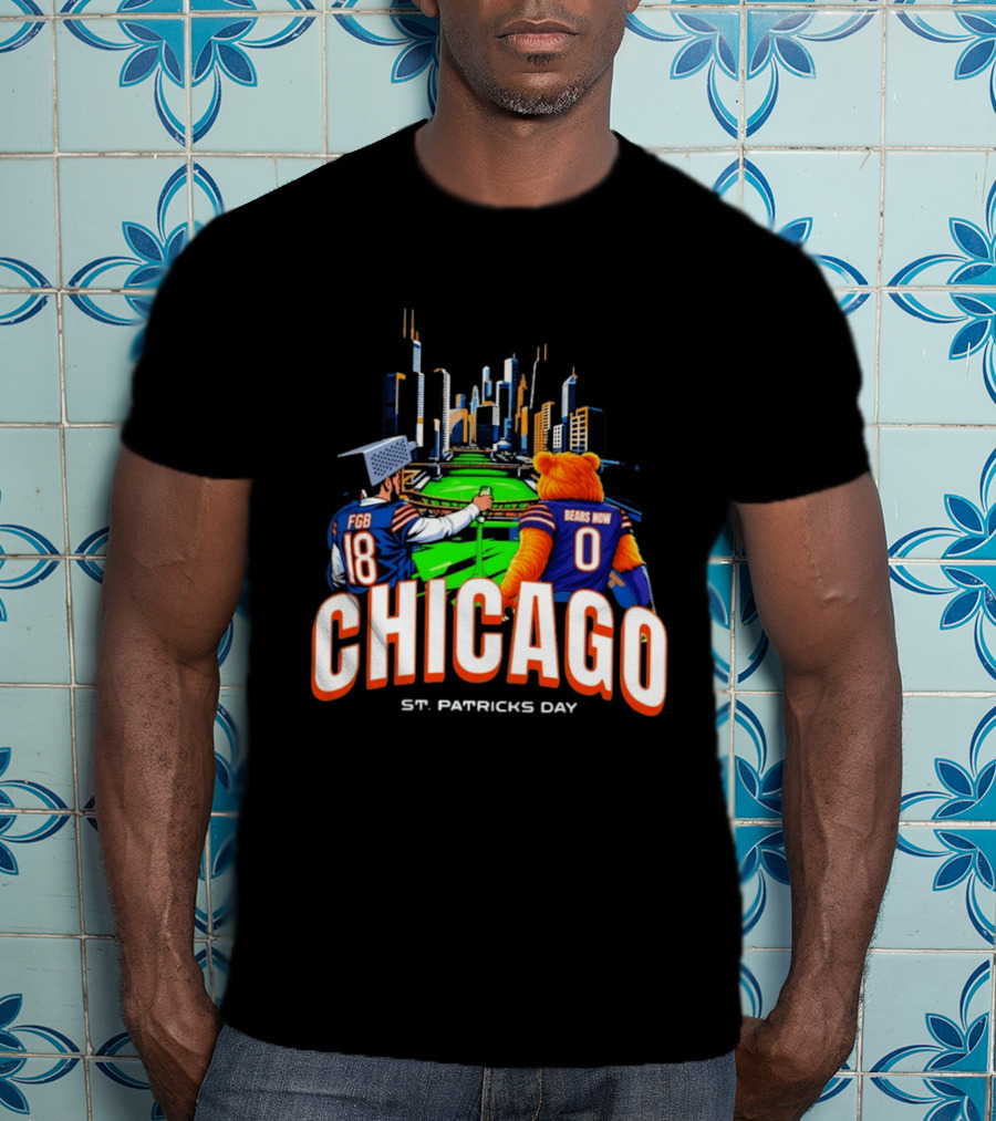 Chicago Bears St. Patricks Day Green River FGB Bears Now T-Shirt