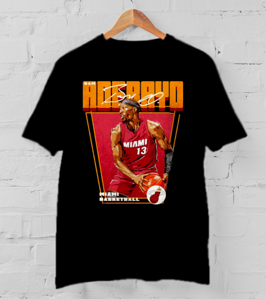 Bam Adebayo Miami 13 Basketball Heat T-Shirt