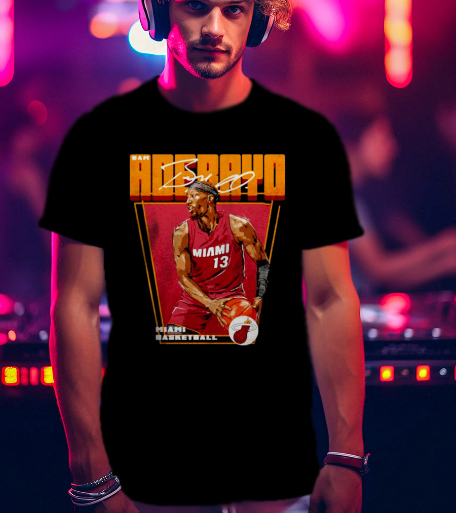 Bam Adebayo Miami 13 Basketball Heat T-Shirt