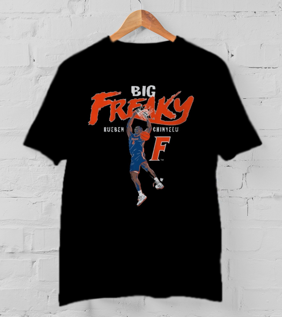 Rueben Chinyelu Big Freaky Florida Basketball T-Shirt
