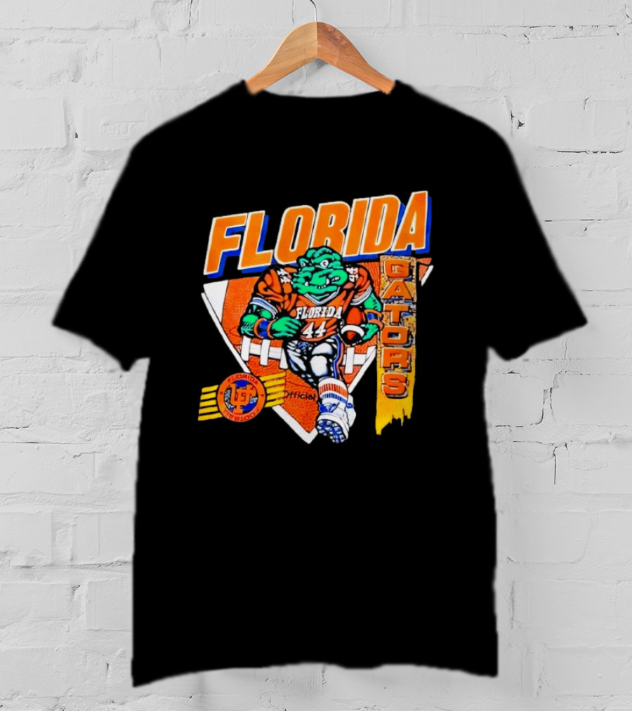 Florida Gators Football Alligator Cartoon 44 Player T-Shirt