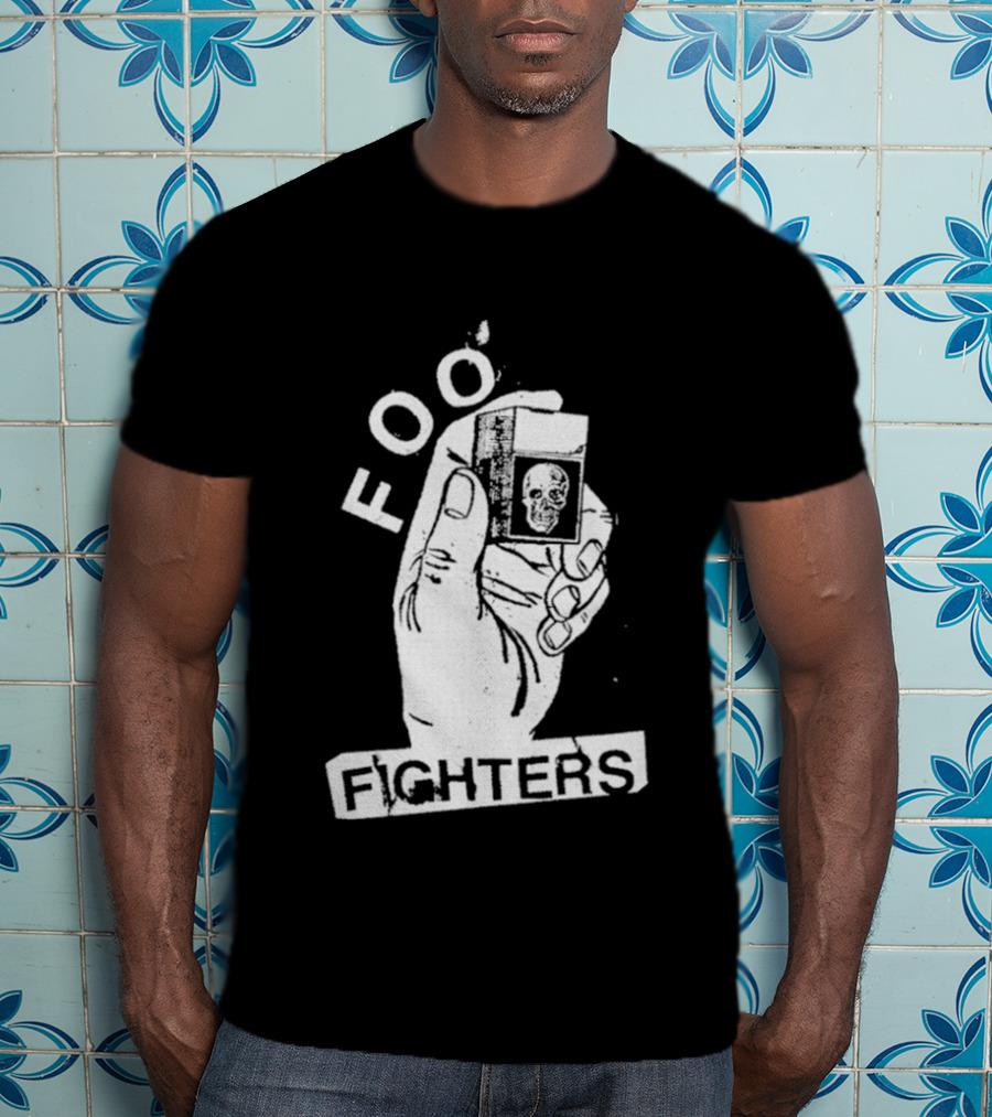 Foo Fighters Hand Holding Lighter Image Choose Your Colour T-Shirt