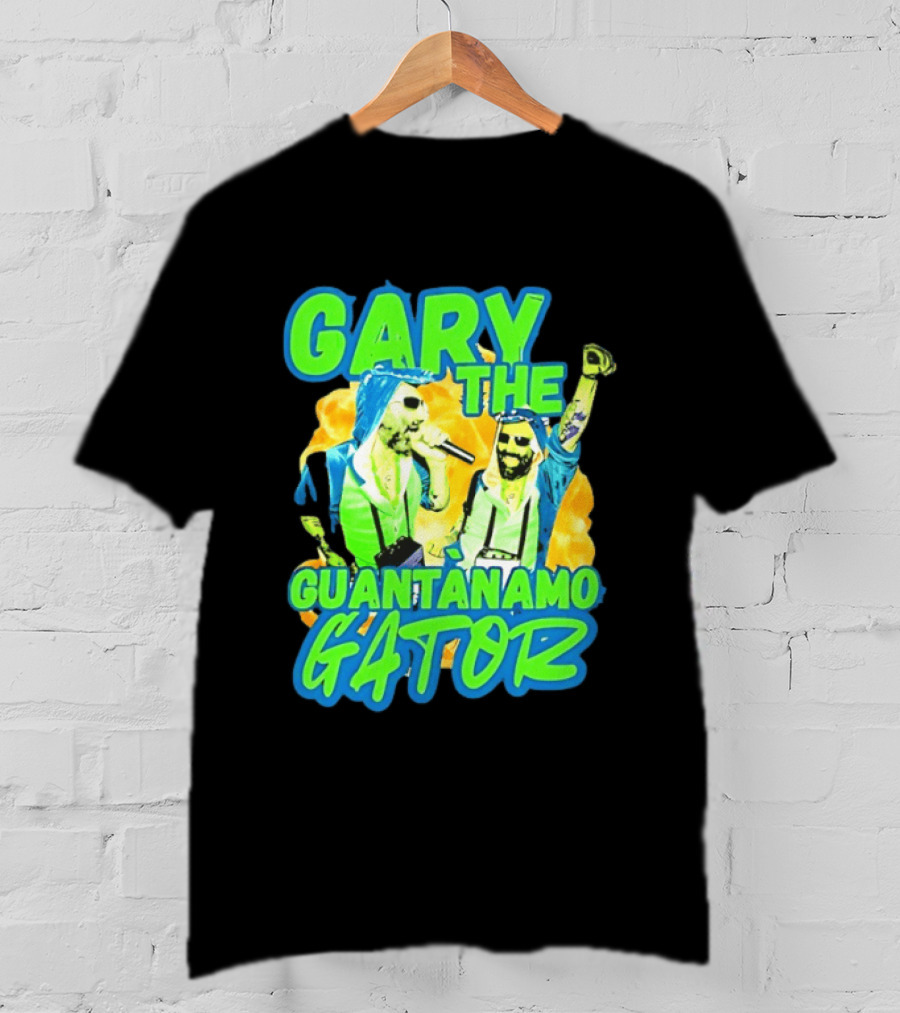 Gary The Guantanamo Gator Retro Pop Culture T-Shirt