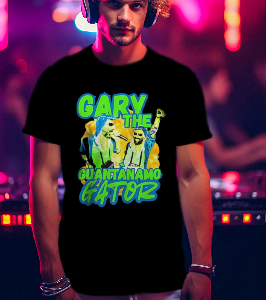 Gary The Guantanamo Gator Retro Pop Culture T-Shirt