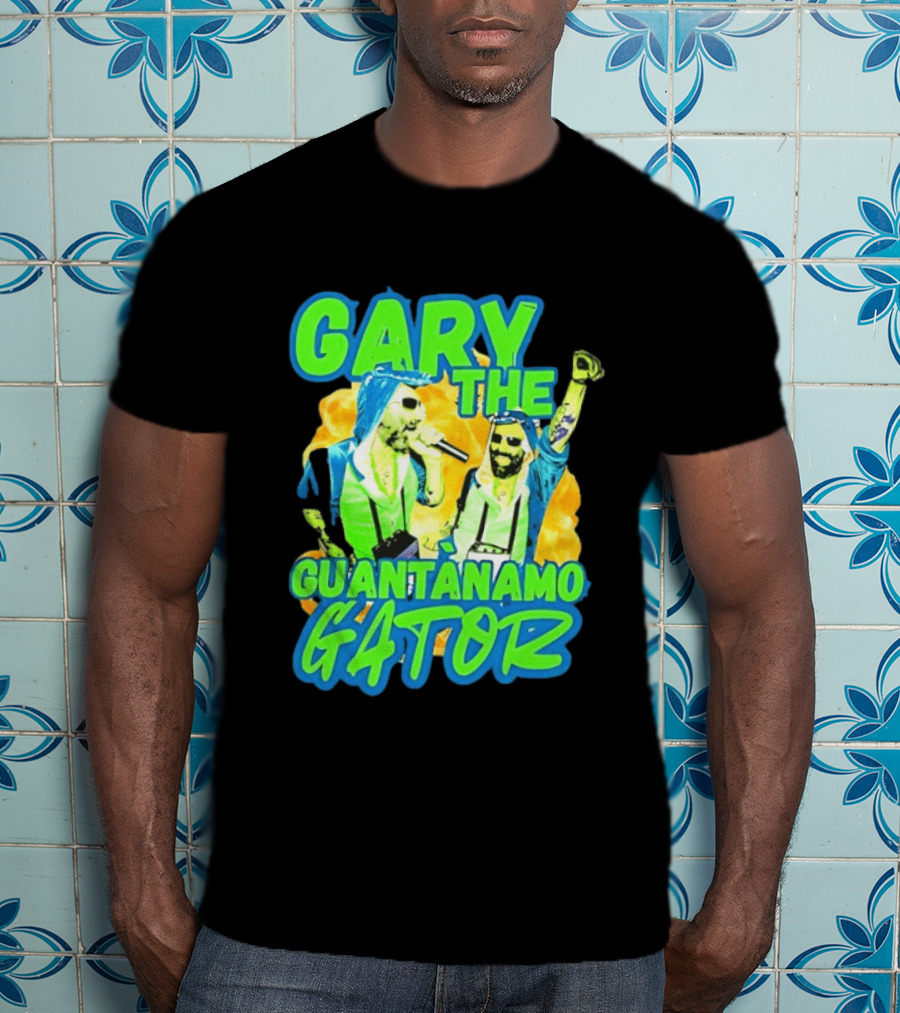 Gary The Guantanamo Gator Retro Pop Culture T-Shirt