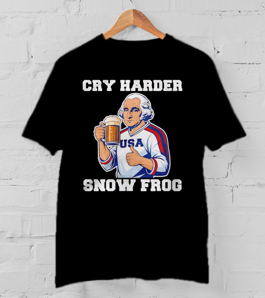 Cry Harder USA Player Snow Frog T-Shirt
