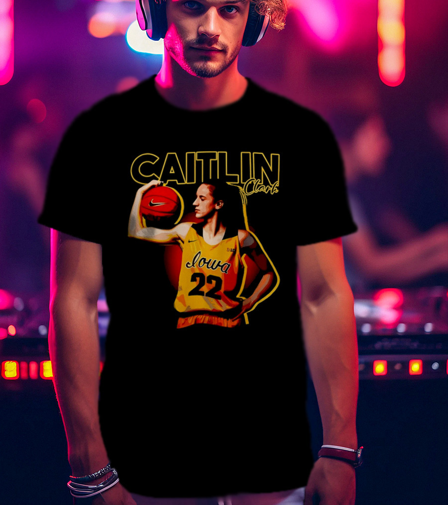 Caitlin Clark Iowa Basketball 22 Nike T-Shirt