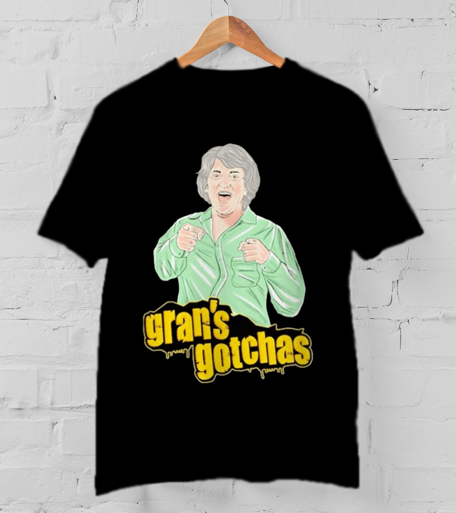 Gran's Gotchas Hilarious Moments With Playful Gesture Image T-Shirt