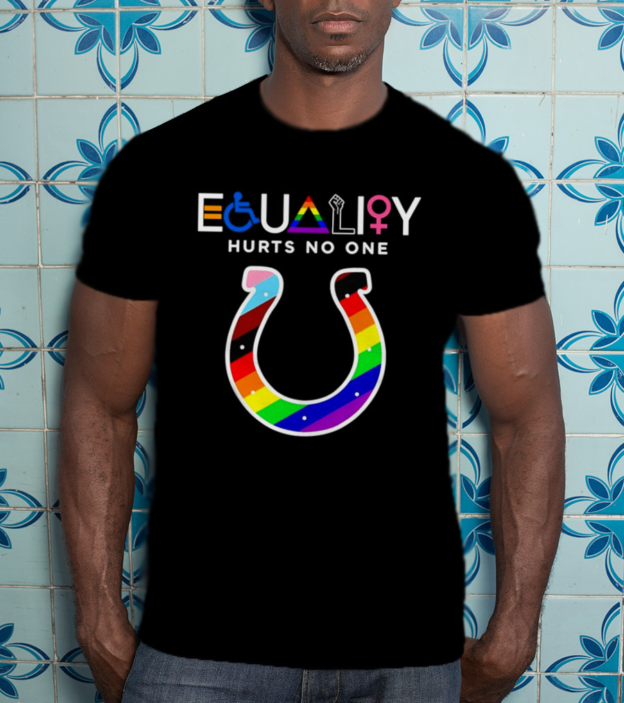 Indianapolis Colts Equality Hurts No One Pride T-Shirt