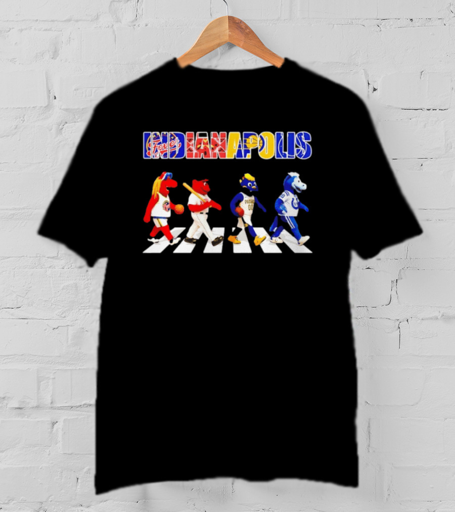 Indianapolis Colts Indiana Fever Indianapolis Indians Indiana Pacers Road T-Shirt