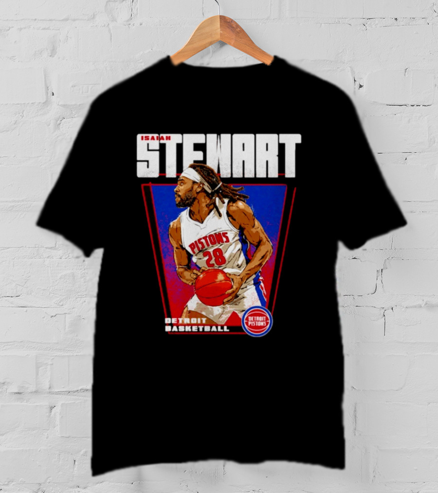 Isaiah Stewart Detroit Pistons Basketball 28 T-Shirt