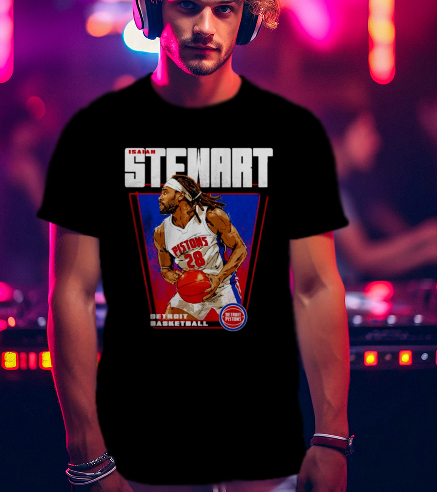 Isaiah Stewart Detroit Pistons Basketball 28 T-Shirt