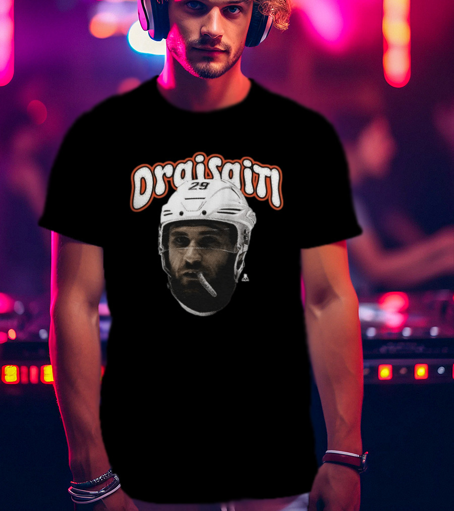 Leon Draisaitl Edmonton Oilers Hockey Draisaitl Big Face 29 T-Shirt