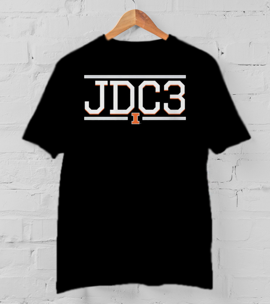 Illinois Fighting Illini JDC3 Jake Davis Corner 3 T-Shirt