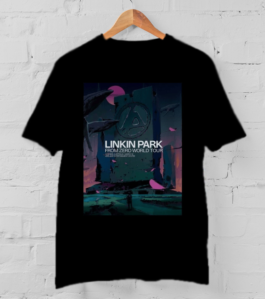 Linkin Park From Zero World Tour Adelaide Australia March 12 2026 Adelaide Entertainment Centre T-Shirt