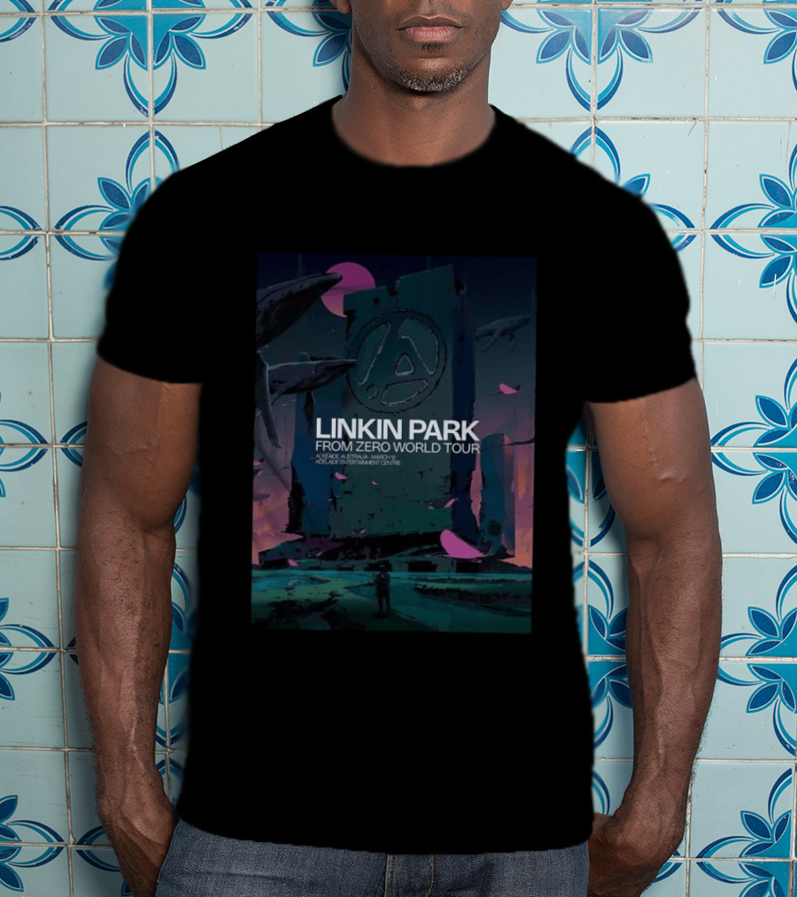 Linkin Park From Zero World Tour Adelaide Australia March 12 2026 Adelaide Entertainment Centre T-Shirt
