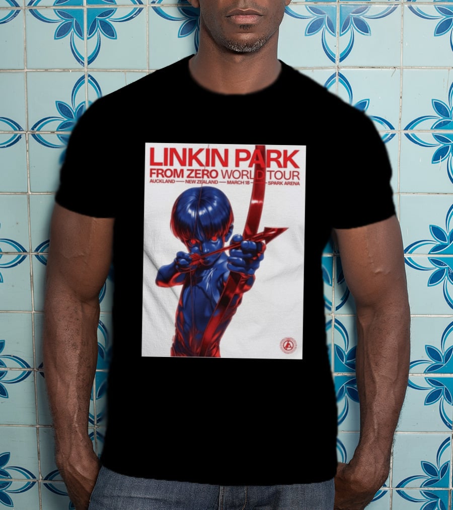 Linkin Park From Zero World Tour Auckland New Zealand 2026 March 18 Spark Arena T-Shirt