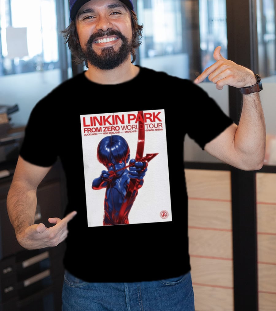 Linkin Park From Zero World Tour Auckland New Zealand 2026 March 18 Spark Arena T-Shirt