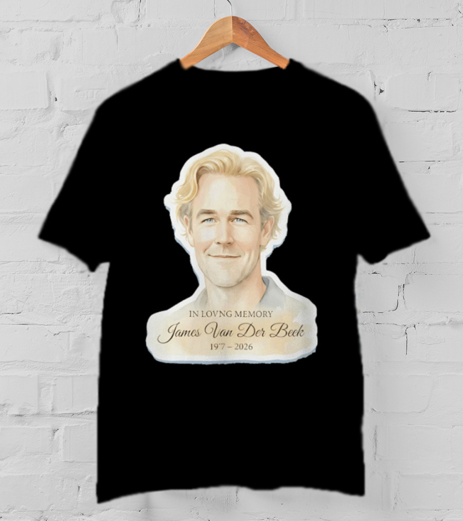 James Van Der Beek In Loving Memory 1977 2026 T-Shirt