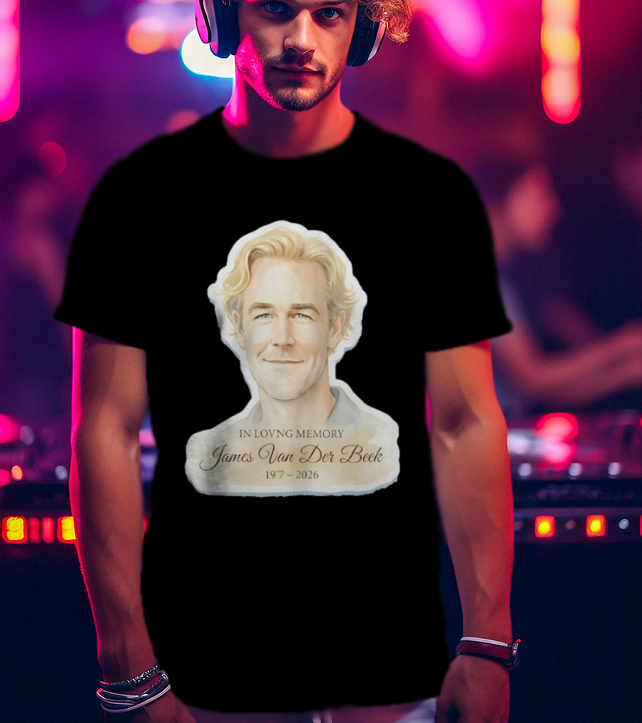 James Van Der Beek In Loving Memory 1977 2026 T-Shirt