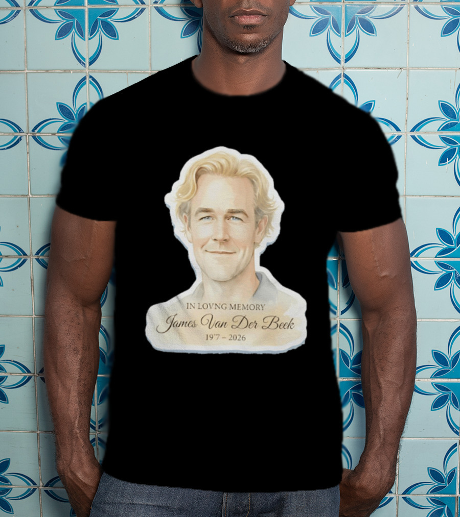 James Van Der Beek In Loving Memory 1977 2026 T-Shirt
