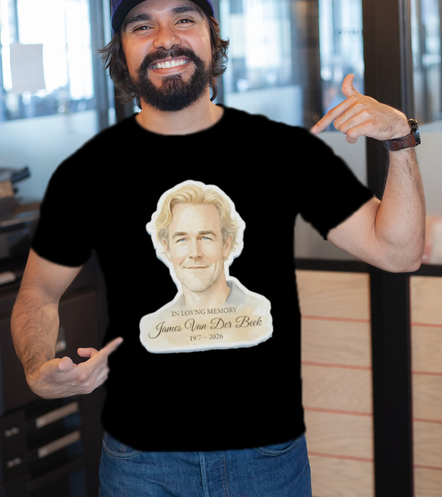 James Van Der Beek In Loving Memory 1977 2026 T-Shirt