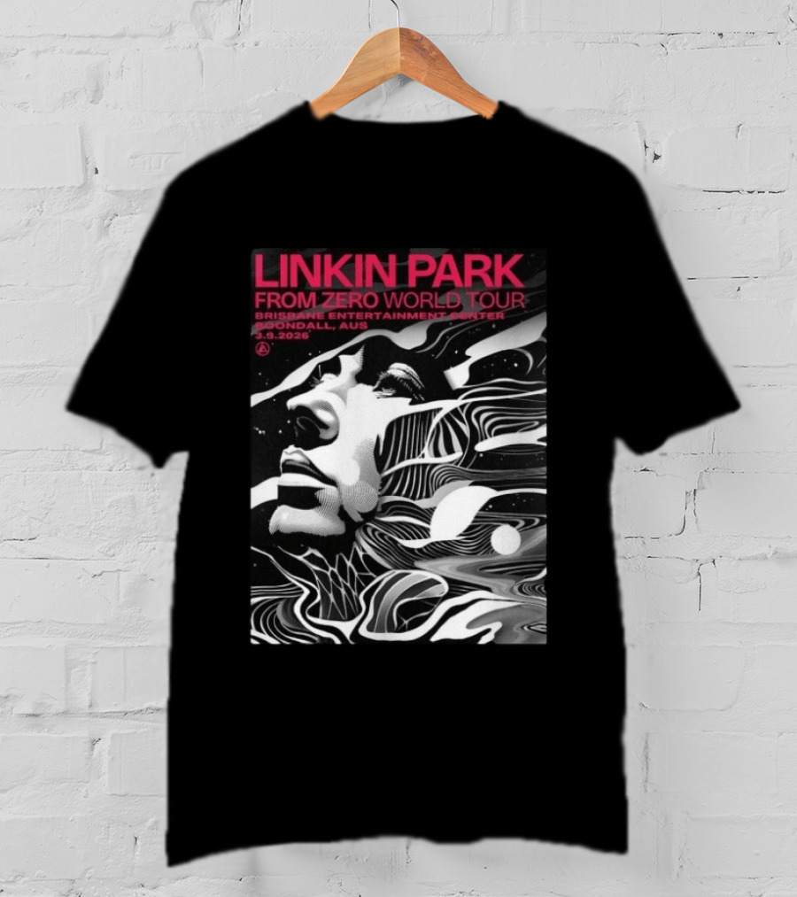 Linkin Park From Zero World Tour Brisbane Entertainment Center Boondall Australia March 3 2026 T-Shirt