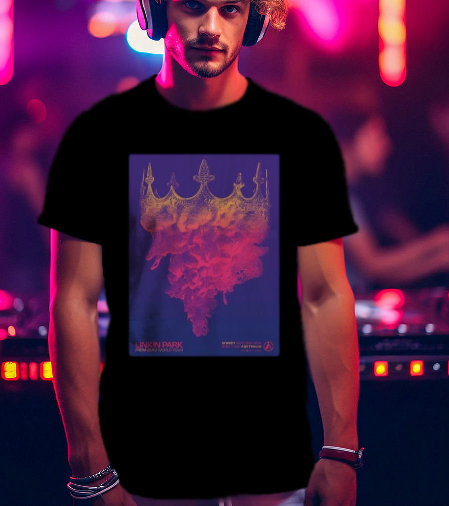 Linkin Park From Zero World Tour Sydney Qudos Bank Arena March 15 2026 Night 2 Australia Gig T-Shirt