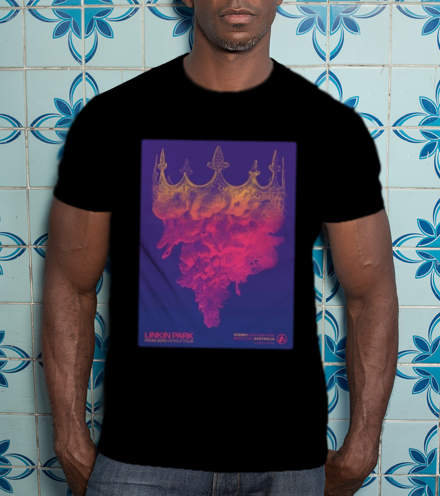 Linkin Park From Zero World Tour Sydney Qudos Bank Arena March 15 2026 Night 2 Australia Gig T-Shirt
