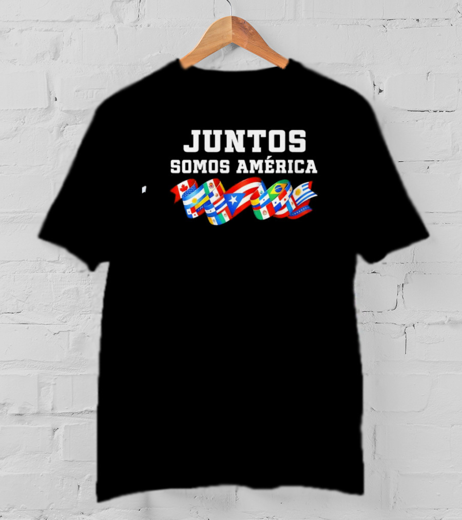 Juntos Somos América United Flags Diversity Celebration T-Shirt