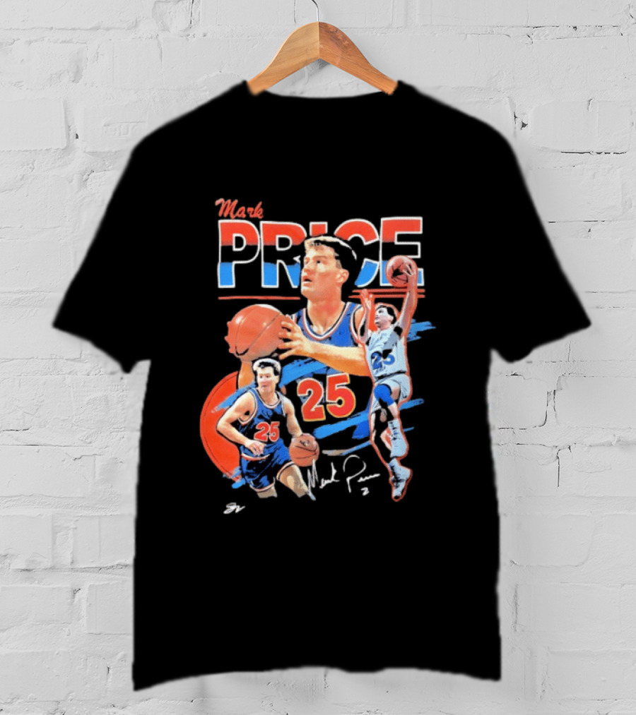 Mark Price 25 Orlando Magic Basketball Player T-Shirt