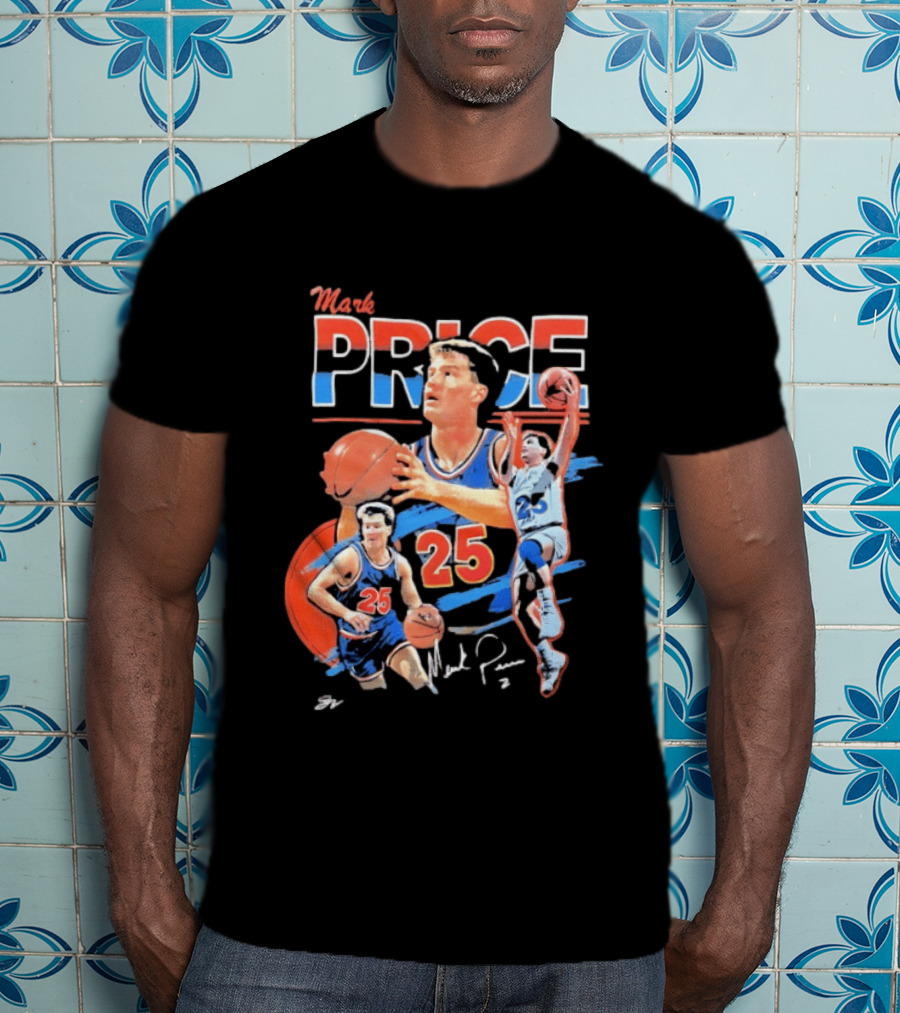 Mark Price 25 Orlando Magic Basketball Player T-Shirt