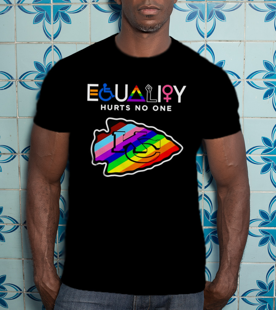Kansas City Chiefs Equality Hurts No One LGBTQ Pride T-Shirt