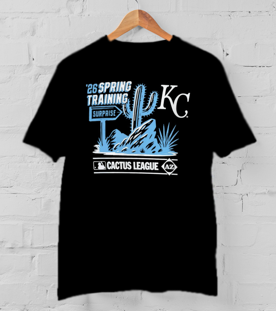 KC Royals 2026 Spring Training Surprise Cactus League Majestic T-Shirt