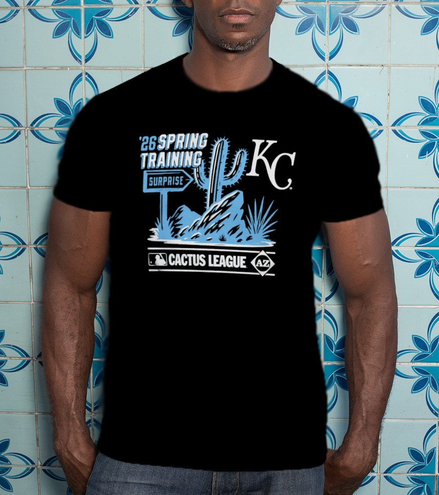 KC Royals 2026 Spring Training Surprise Cactus League Majestic T-Shirt