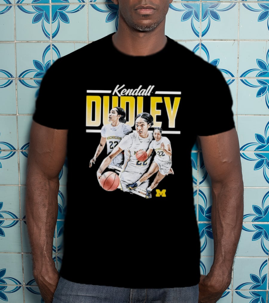 Kendall Dudley Michigan Wolverines Women's Basketball NCAA Player 22 T-Shirt