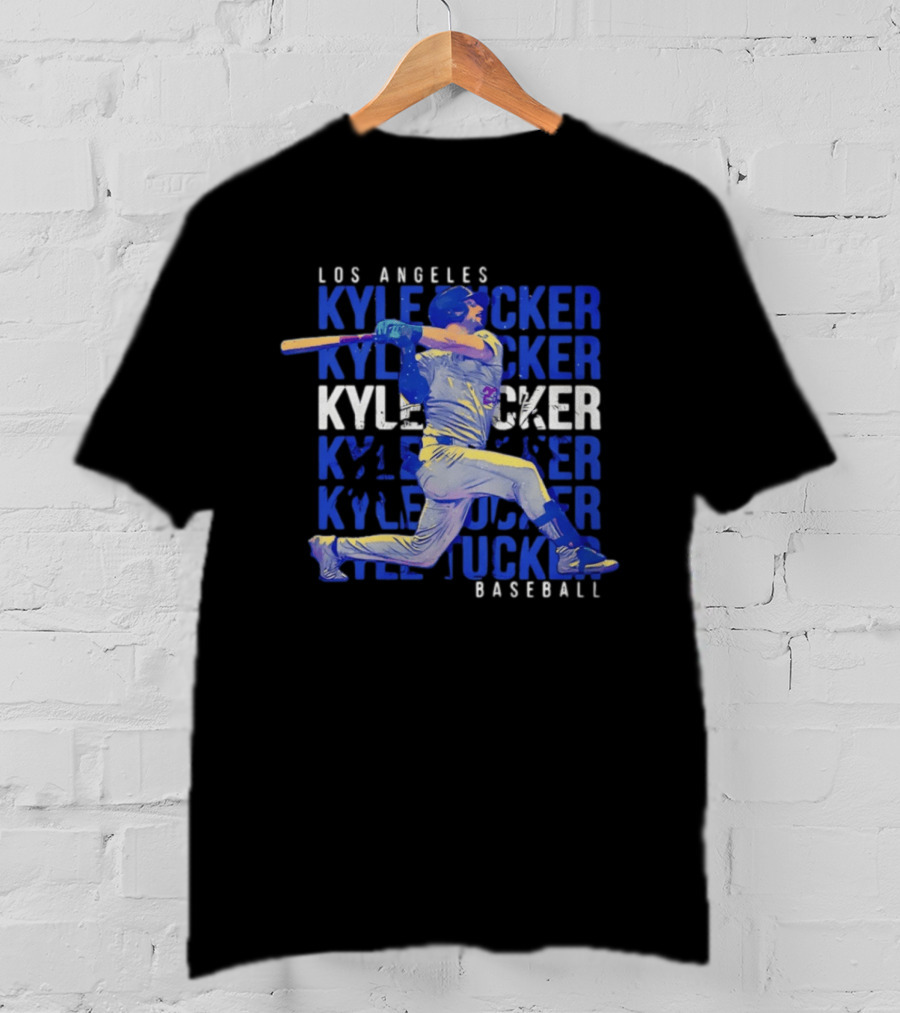Los Angeles Kyle Tucker Baseball Dodgers Name Repeat T-Shirt