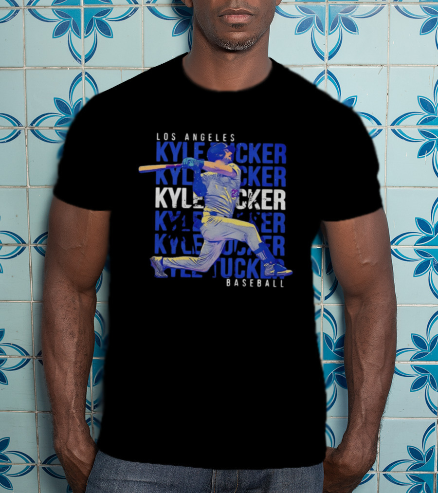 Los Angeles Kyle Tucker Baseball Dodgers Name Repeat T-Shirt