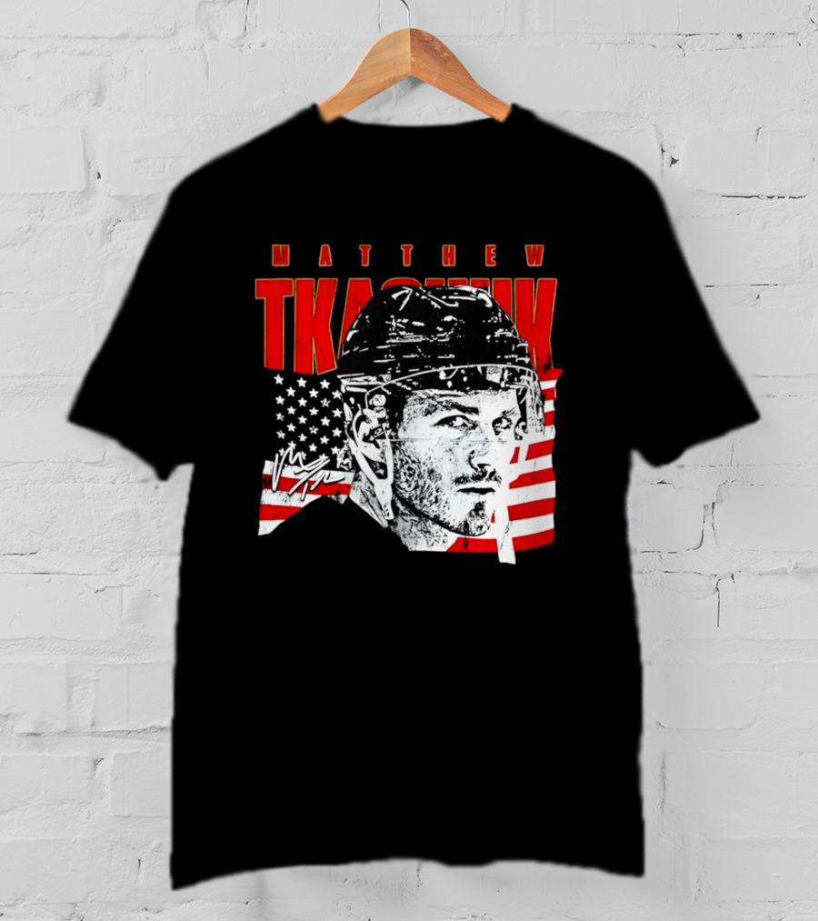 Matthew Tkachuk Usa Hockey Florida Stars And Stripes T-Shirt