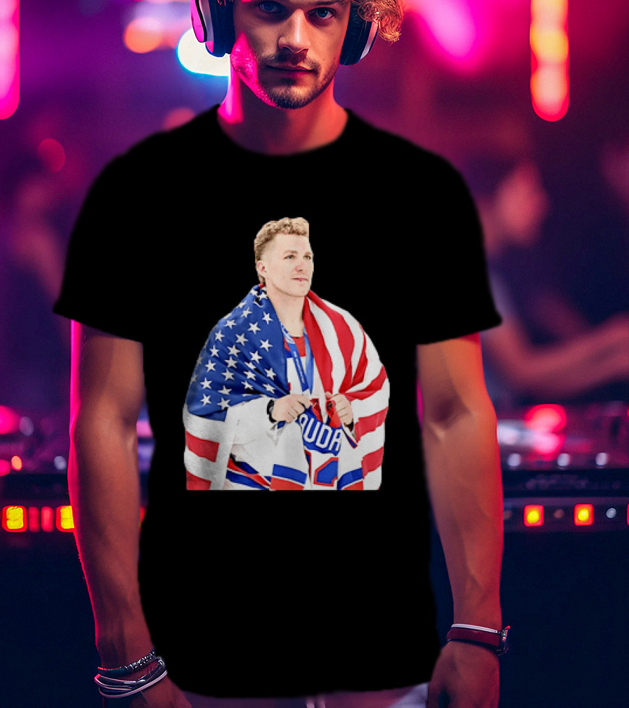 Matthew Tkachuk Team USA 2026 Milano Cortina Winter Olympics Golden Goal T-Shirt