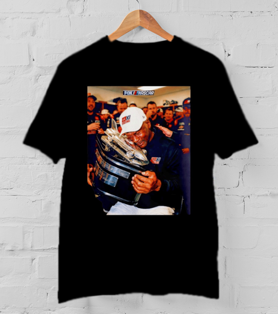 FOX NASCAR Michael Jordan 23XI Racing Daytona 500 Victory Celebration T-Shirt