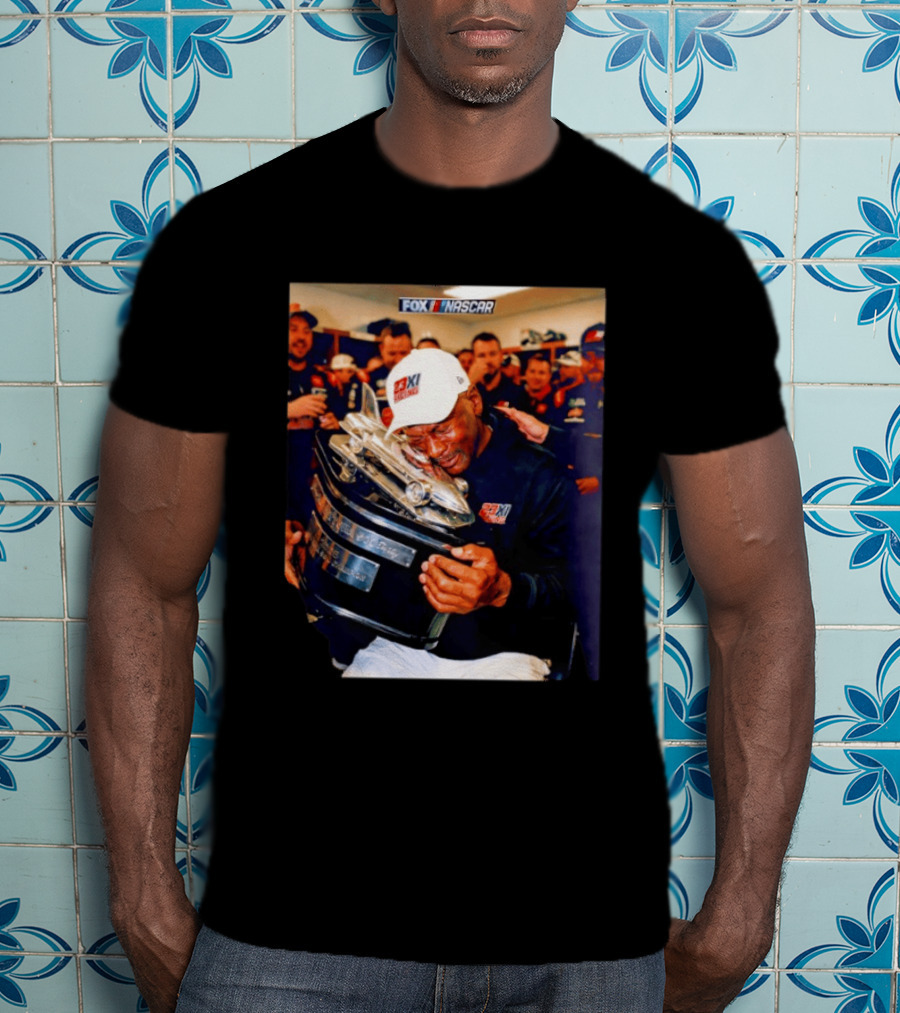 FOX NASCAR Michael Jordan 23XI Racing Daytona 500 Victory Celebration T-Shirt
