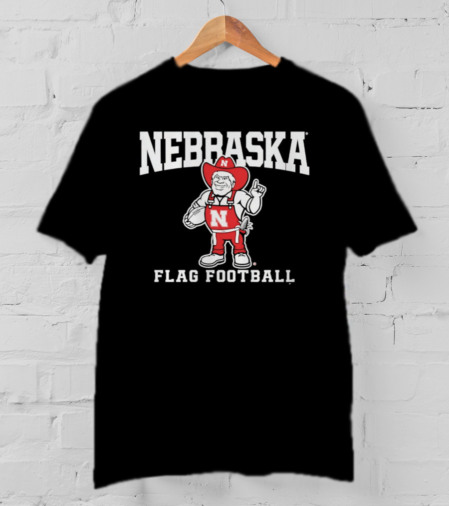 Nebraska Cornhuskers Flag Football T-Shirt