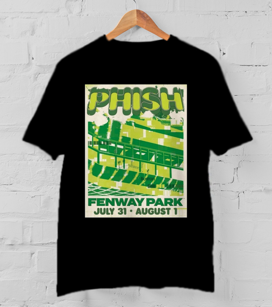 Phish Fenway Park Boston July 31 August 1 Event 2026 T-Shirt