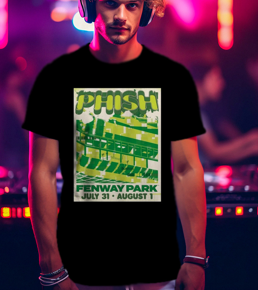 Phish Fenway Park Boston July 31 August 1 Event 2026 T-Shirt