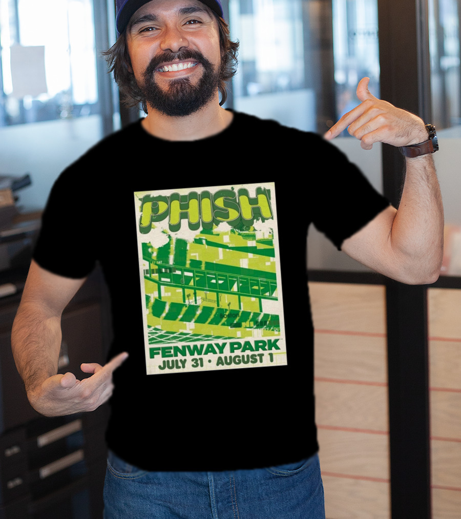 Phish Fenway Park Boston July 31 August 1 Event 2026 T-Shirt