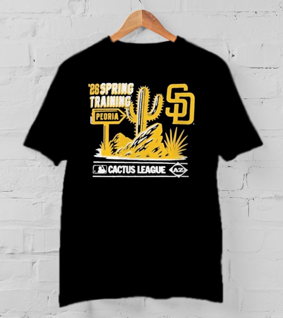 San Diego Padres 2026 Cactus League Spring Training Peoria MLB T-Shirt