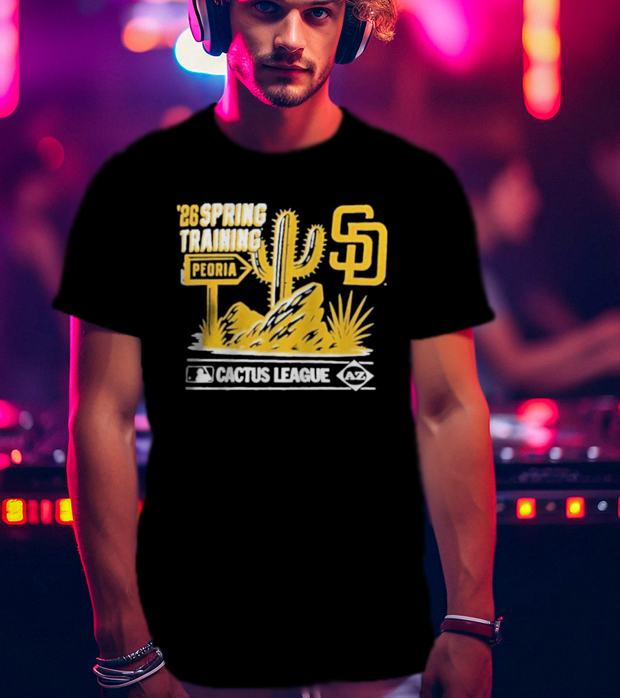 San Diego Padres 2026 Cactus League Spring Training Peoria MLB T-Shirt