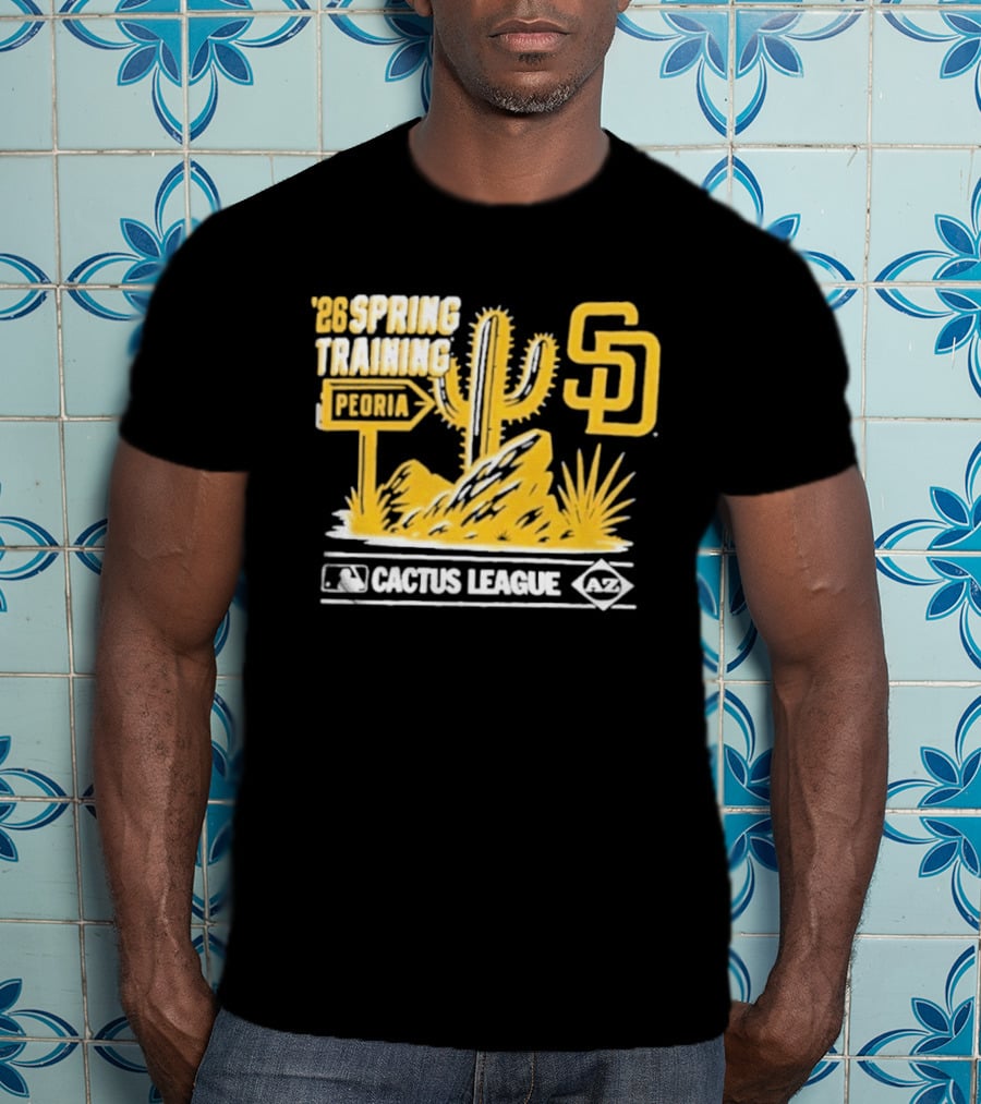 San Diego Padres 2026 Cactus League Spring Training Peoria MLB T-Shirt